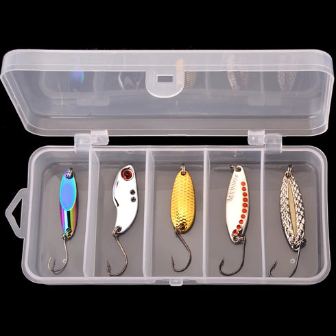 5pcs/lot Wobbler lures 3g/10g/15g Metal Vib Fishing Lure set Sinking Hard Metal VIB Sea Fishing Lures Artificial Pesca Bait
